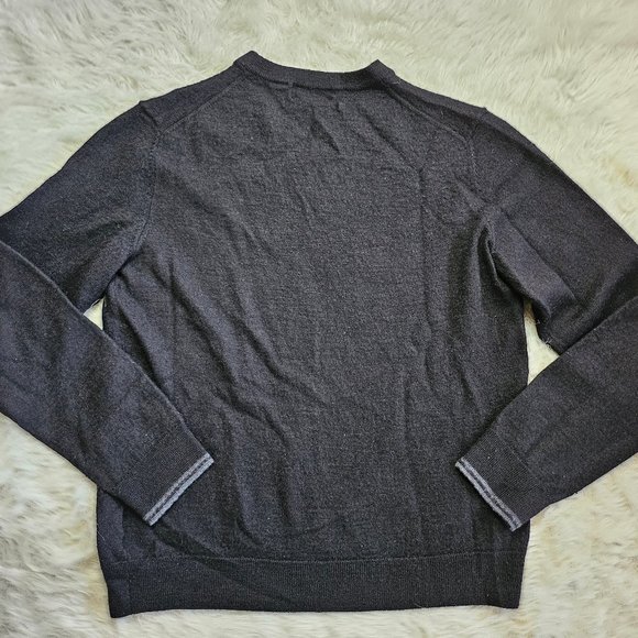 Calvin Klein Women's Black V-Neck Knitted Sweater Siz L - Picture 3 of 9